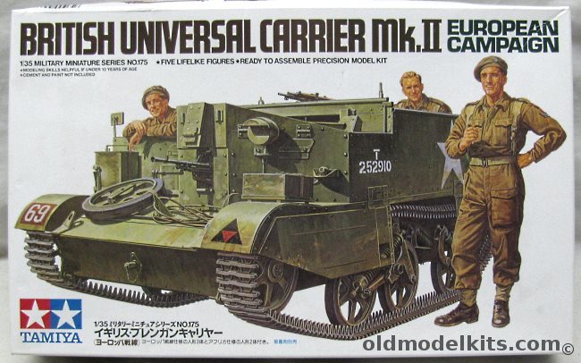 Tamiya 1/35 British Universal Carrier MkII, MM175 plastic model kit
